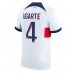 Paris Saint-Germain Manuel Ugarte #4 Bortedrakt 2023-24 Korte ermer